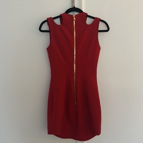 Balmain Red Mini Dress - Picture 8 of 15